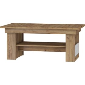 Maximus dohányzóasztal - Arany tölgy - Fehér tölgy