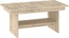 Dallas  emelhető és kihúzható dohányzóasztal - Endgrain tölgy