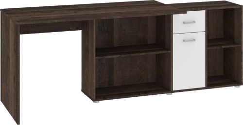 Beat P íróasztal kombináció jobbos - Grange tölgy - Fényes fehér