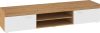 Mamba TV-állvány 2 ajtó - Artisan tölgy - Fényes fehér
