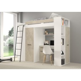 Verana galériaágy balos - Fehér - Granada mandula