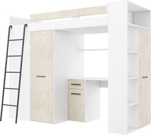 Verana galériaágy balos - Fehér - Granada mandula