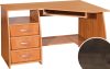 Sevilla sarok számítógépasztal 3 fiók balos - Grange tölgy