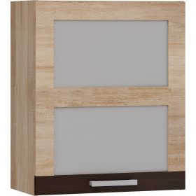   Polo W60PZ felső 60 cm széles 2-ajtós üveges felnyíló konyhaszekrény elem