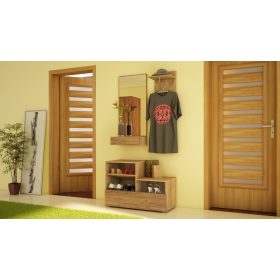 City előszoba bútor szett - Arany tölgy - Tobacco tölgy