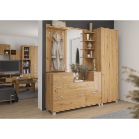 Grand előszoba bútor szekrénnyel - Artisan tölgy