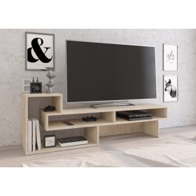 Oregon TV-állvány balos - Endgrain tölgy