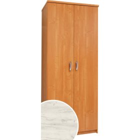Slavia 80B gardróbszekrény 2 ajtó - Fehér tölgy