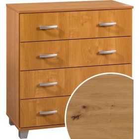 Komód 4 fiók KN-8044S - Artisan tölgy