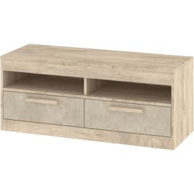   Maximus  TV-állvány 2 fiók - Endgrain tölgy - Granada mandula