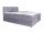 Atos ágyneműtartós boxspring ágy 180x200 - Középszürke