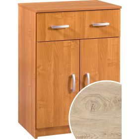 Komód 2 ajtó 1 fiók K-6041S2D - Endgrain tölgy