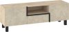 Lars TV-állvány 2 ajtó 1 fiók - Endgrain tölgy - Granada mandula