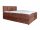 Atos ágyneműtartós boxspring ágy 180x200 - Barna
