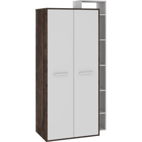   Rio gardróbszekrény 2 ajtó jobbos - Grange tölgy - Fehér