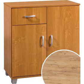 Komód 2 ajtó 1 fiók KN-8041S2D - Arany tölgy