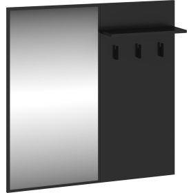 Boss előszobafal tükörrel - Fekete