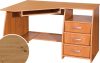 Sevilla sarok számítógépasztal 3 fiók jobbos - Artisan tölgy