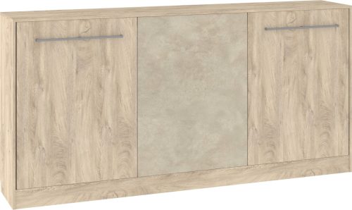 Roger szekrényágy - Endgrain tölgy - Granada mandula