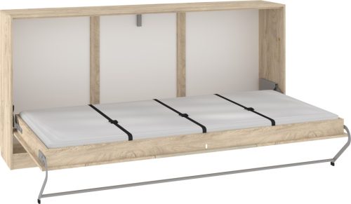 Roger szekrényágy - Endgrain tölgy - Granada mandula