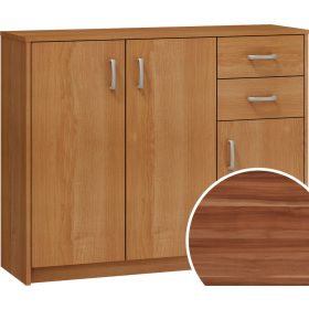 Komód 3 ajtó 2 fiók K1-3D-2S - Wallis szilva