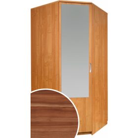   SZN sarok gardróbszekrény 1 ajtó tükörrel - Wallis szilva