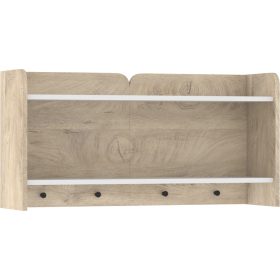 Dolce előszobafal - Endgrain tölgy - Fehér