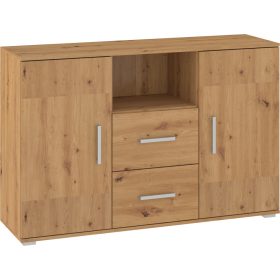 Solar komód 2 ajtó 2 fiók - Artisan tölgy