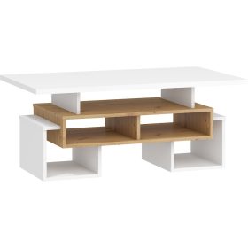 Rio dohányzóasztal S - Artisan tölgy - Fehér