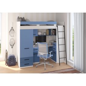 Smyk galériaágy jobbos - Fehér - Világos kék - Kék