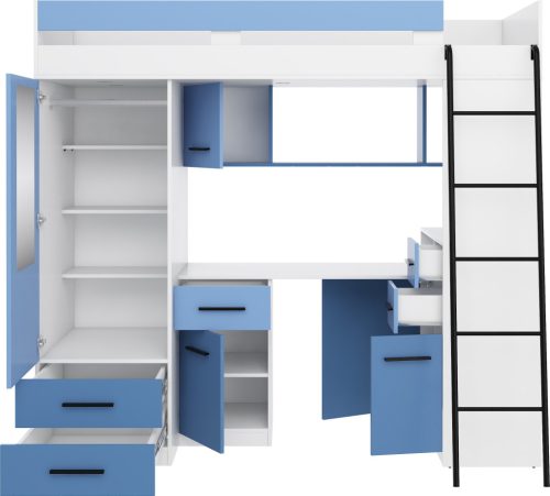 Smyk galériaágy jobbos - Fehér - Világos kék - Kék