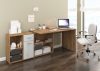 Beat L íróasztal kombináció balos - Arany tölgy - Fehér tölgy