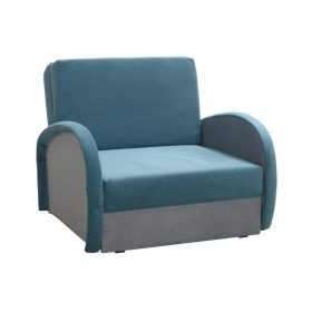 KJ-1-PS fotelágy ágyneműtartóval - Kék