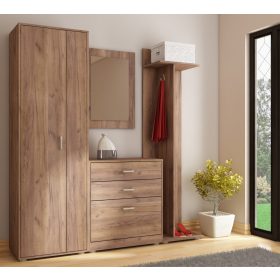 Előszoba bútor szett 6 - Tobacco tölgy