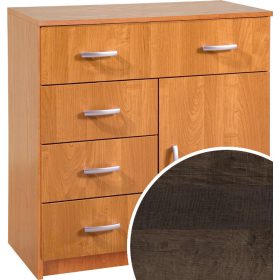 Komód 1 ajtó 4 fiók K-8044S1D - Grange tölgy