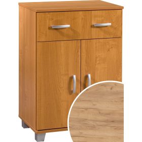 Komód 2 ajtó 1 fiók KN-6041S2D - Arany tölgy