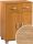 Komód 2 ajtó 1 fiók KN-6041S2D - Arany tölgy