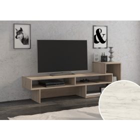 Oregon TV-állvány jobbos - Fehér tölgy