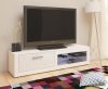 Viki New TV-állvány 1 ajtó - Fehér - Fényes fehér