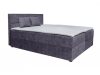 Aramis ágyneműtartós boxspring ágy 160x200 - Sötétszürke