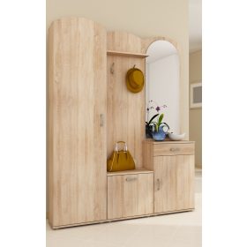 Előszoba bútor szett 2 - Világos Sonoma tölgy