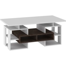 Rio dohányzóasztal W - Grange tölgy - Fehér