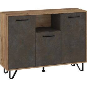 Boss komód 3 ajtó - Arany tölgy - Granada barna