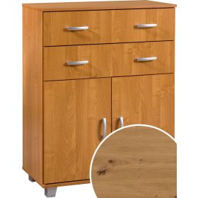 Komód 2 ajtó 2 fiók KN-8052S2D - Artisan tölgy