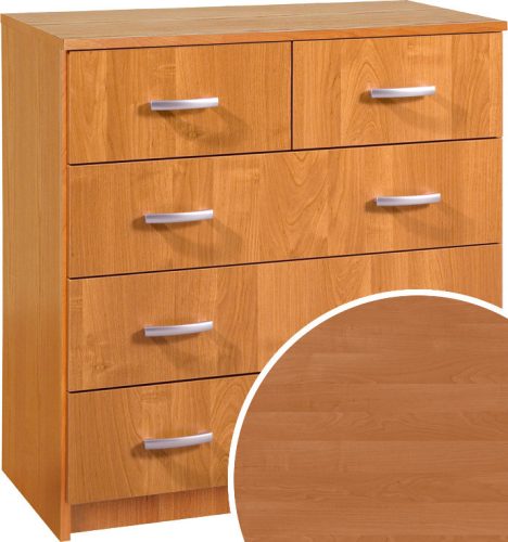 Komód 5 fiók K-8045S - Éger