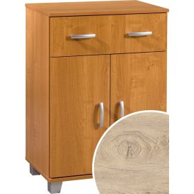 Komód 2 ajtó 1 fiók KN-6041S2D - Endgrain tölgy