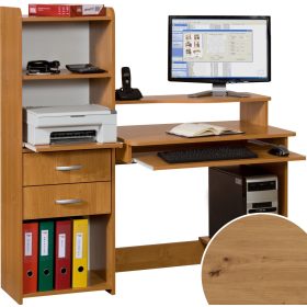 Saturn számítógépasztal - Artisan tölgy