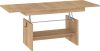 Dallas  emelhető és kihúzható dohányzóasztal - Cremona tölgy