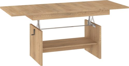 Dallas  emelhető és kihúzható dohányzóasztal - Cremona tölgy
