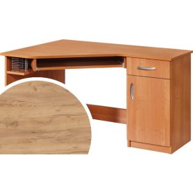 Carmen sarok számítógépasztal jobbos - Arany tölgy